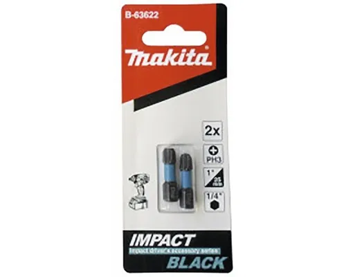Impact screw bit PH3-25mm 2pcs