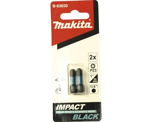 Impact screw bit PZ3-25mm 2pcs