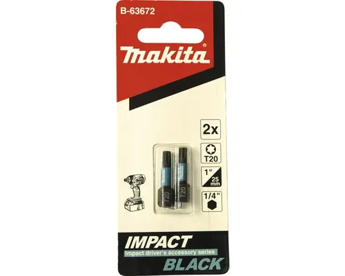 Impact screw bit T20-25mm 2pcs