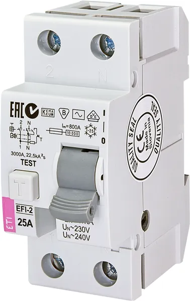 EFI-2AC 25 /0.03A  Proud. chránič 2 pól, EP002062122