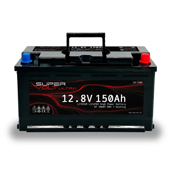 SuperVolt 150Ah 12,8V Ultra  Supervolt Ultra – 12,8V 150Ah – LifePO4 s Bluetooth a vyhříváním