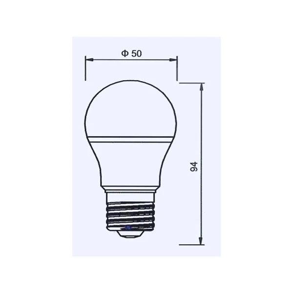 LED žárovka E27 SA6W 360°, denní bílá, 03231 T-LED