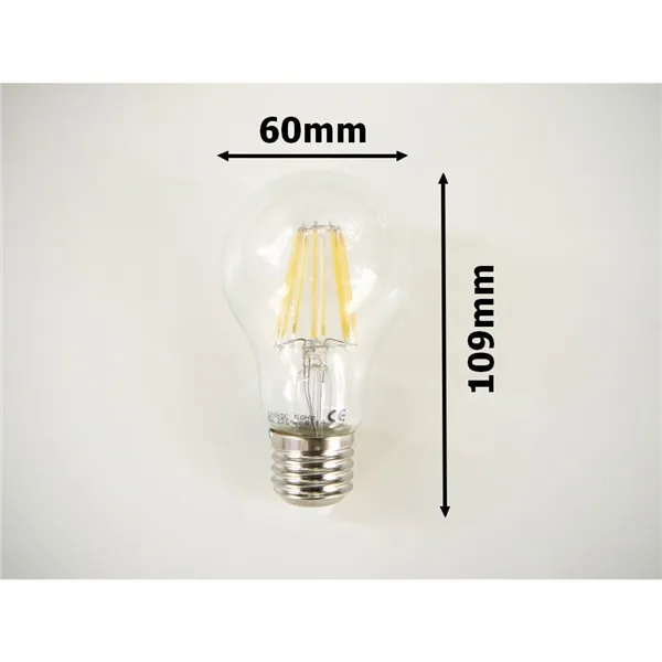 LED žárovka E27 8W FILAMENT 03254 T-LED