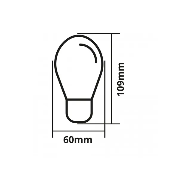 LED žárovka E27 12W FILAMENT A60 032564 T-LED