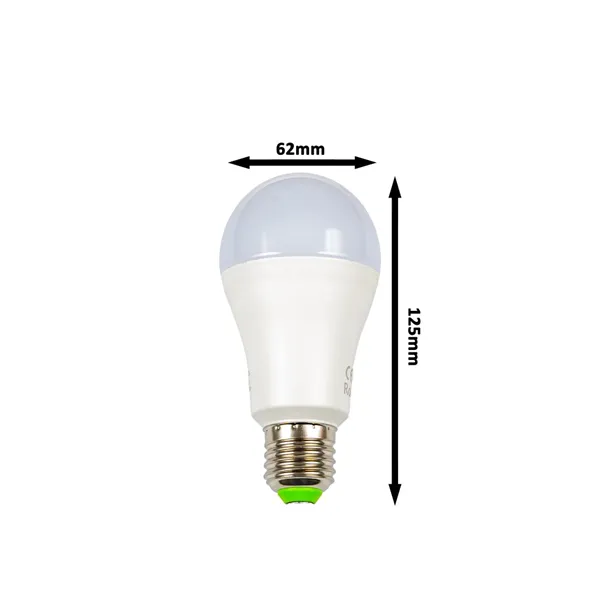 LED žárovka E27 L15W A60, teplá bílá 032710 T-LED