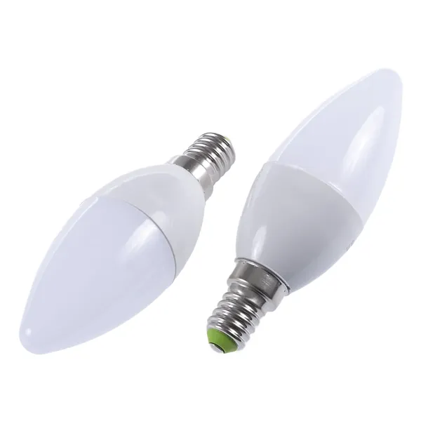 LED žárovka E14 EV5W svíčka, denní bílá 03337 T-LED