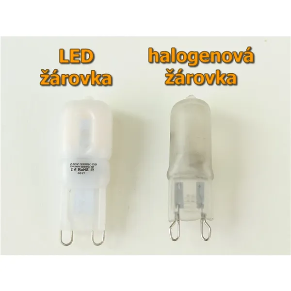 LED žárovka G9 EP2,5W, studená bílá 034123 