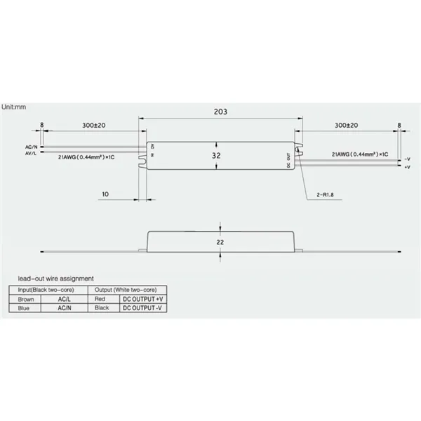 LED zdroj 24V 30W IP67 TLPS-24-30 055021 T-LED