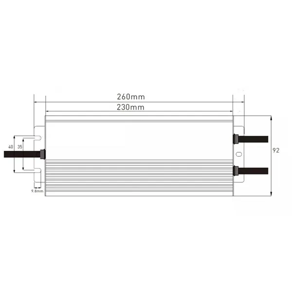 LED zdroj 24V 400W SLIM-24V-400W 056233 T-LED