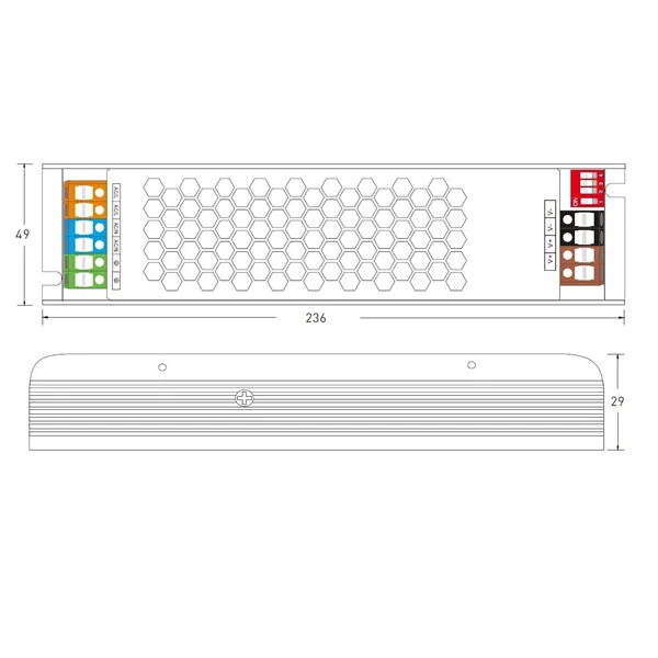 LED zdroj 12V 250W zdroj INTELI-12-250 056555