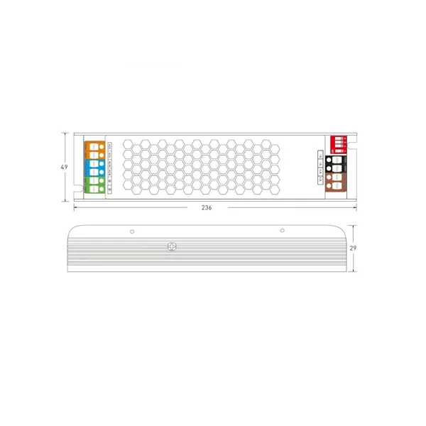 LED zdroj 24V 250W zdroj INTELI-24-250