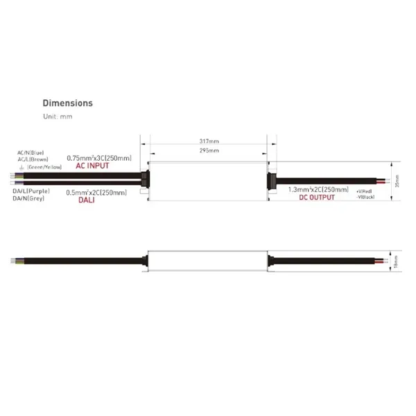 DALI LED zdroj 12V 100W DT6 DA-12-100 056601