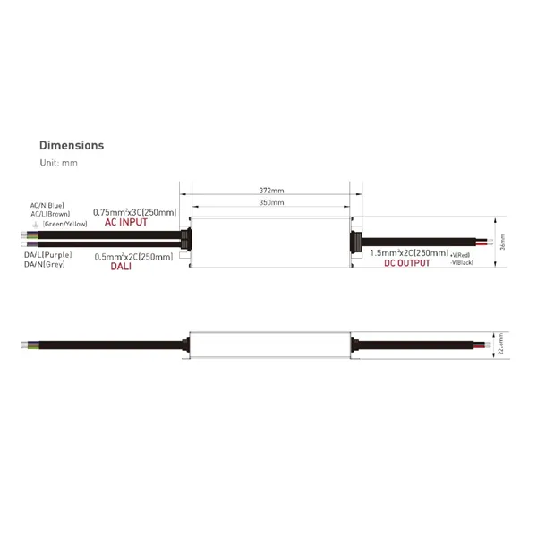 DALI LED zdroj 12V 200W DT6 DA-12-200 056603