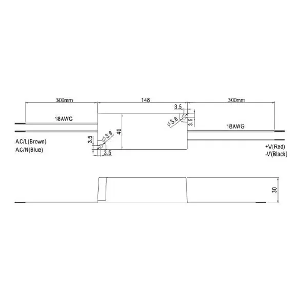 LED zdroj 24V 60W LPV5-24-60 Záruka 5 let 056711