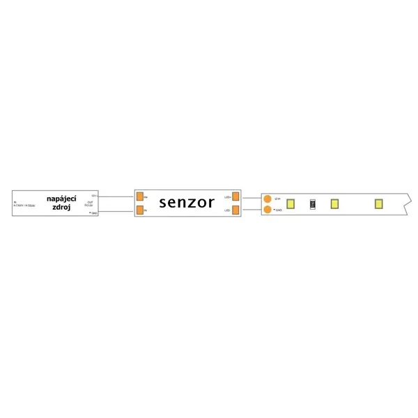 Pohybový spínač do profilu 10A 061215 T-LED