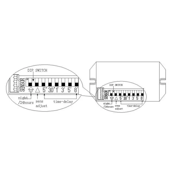 Pohybové čidlo IS24-SONDA 06827 T-LED