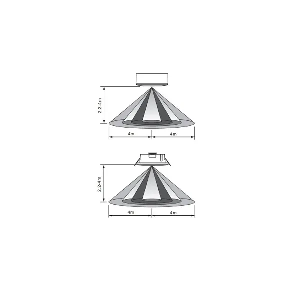 SMART PIR pohybové čidlo Tuya IS6 2v1 068350 T-LED