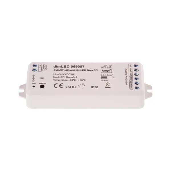 SMART přijímač dimLED Tuya SPI 069057