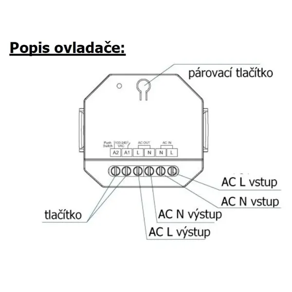 SMART spínač dimLED ZIGBEE PR SPZ15A 069066