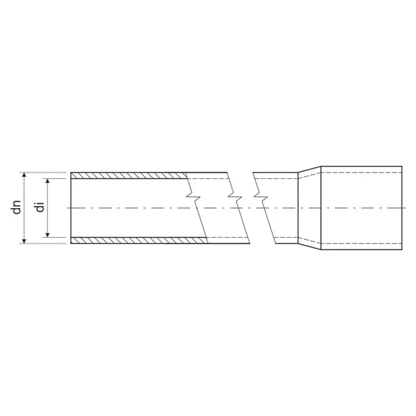 TRUBKA TUHÁ PVC 320N/3m bílá 1516E_HA