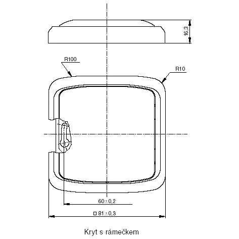 Vysílač radiofrekvenčního (RF) bílá 3299A-A11908 B