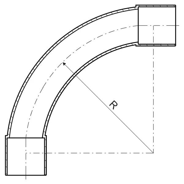 KOLENO PRO TRUBKU 8016  1250N 4116_FB