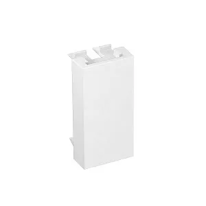 ADP-B RW0.5 Zaslepovací kryt 1/2 modul, 45x22,5mm, čistě bílá 