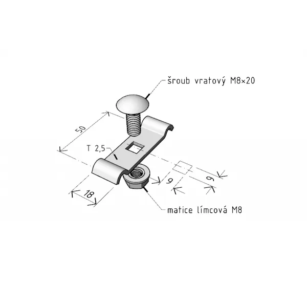 Držák DZM 11 "A2"