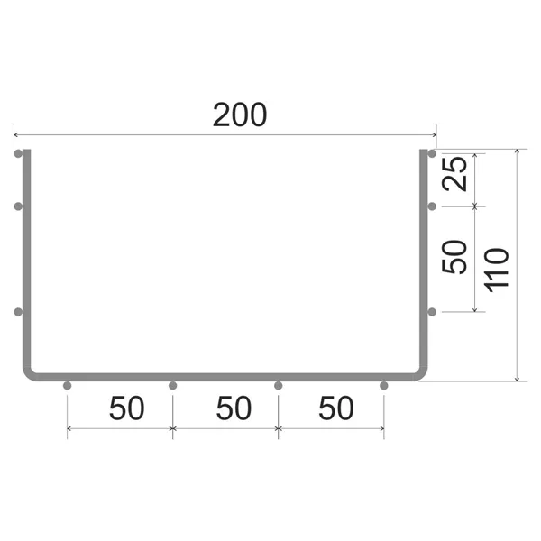 ŽLAB KABELOVÝ DRÁTĚNÝ DZ 110X200_BF