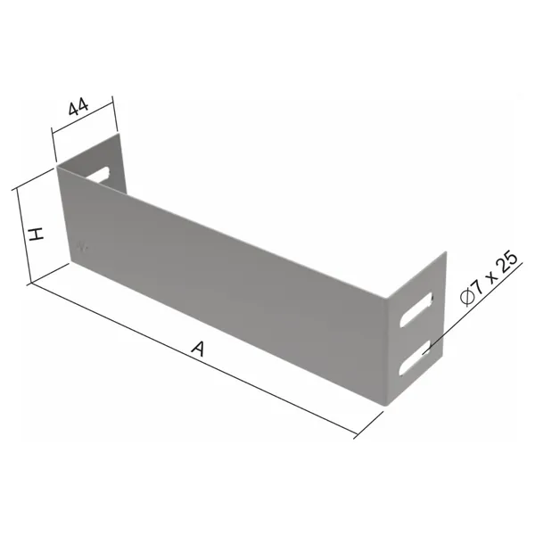 KONCOVKA KABELOVÉHO ŽLABU K 60x100_S