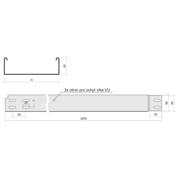 ŽLAB S INTEGROVANOU SPOJKOU JUPITER KZIN 60X150X0.75_S